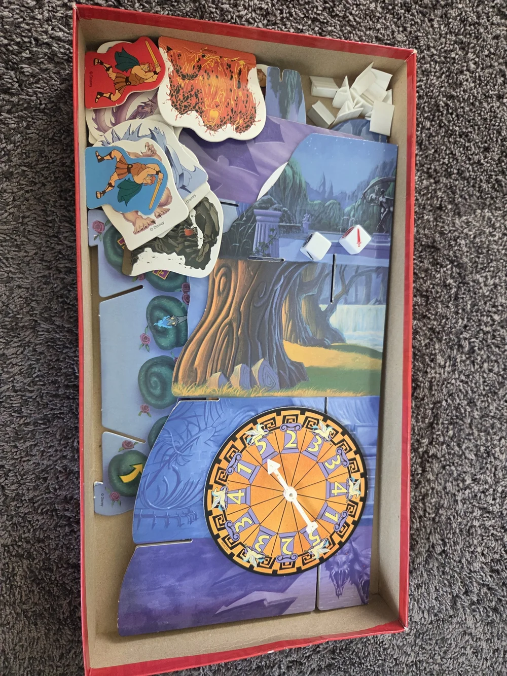 Disney Hercules Save Mt. Olympus Game - Blue, Purple, Red, Orange